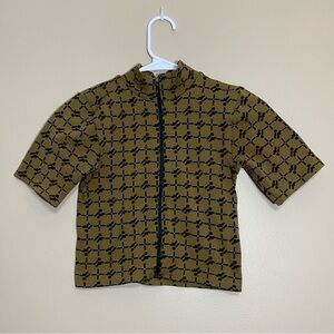 IETS FRANS x URBAN OUTFITTERS OUT FROM UNDER Womens Size Small Monogram Crop Top